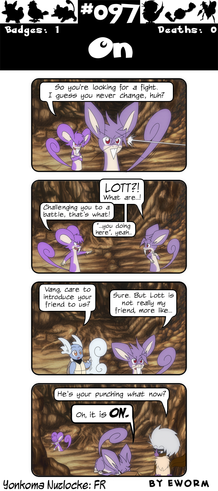 So I was going crazy about having too few panels for this one and after angrily leaving one out, I realized it's much funnier this way.