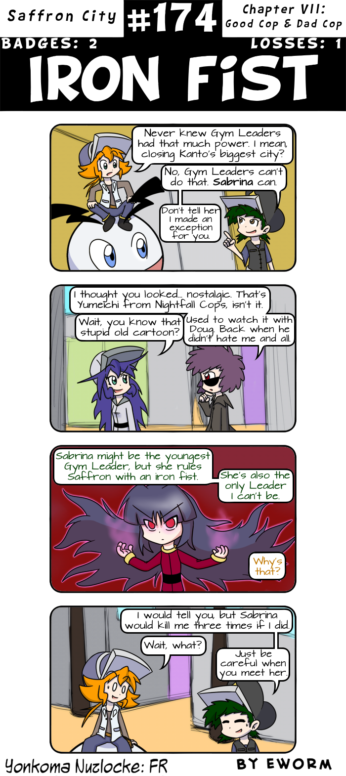 Nightfall Cops is not a reference. Just a random possible cartoon title from the top of my head. I like to think the main characters all had night references and numbers in their names ("yume" in Yumeichi means "dream" and "ichi" means "one").