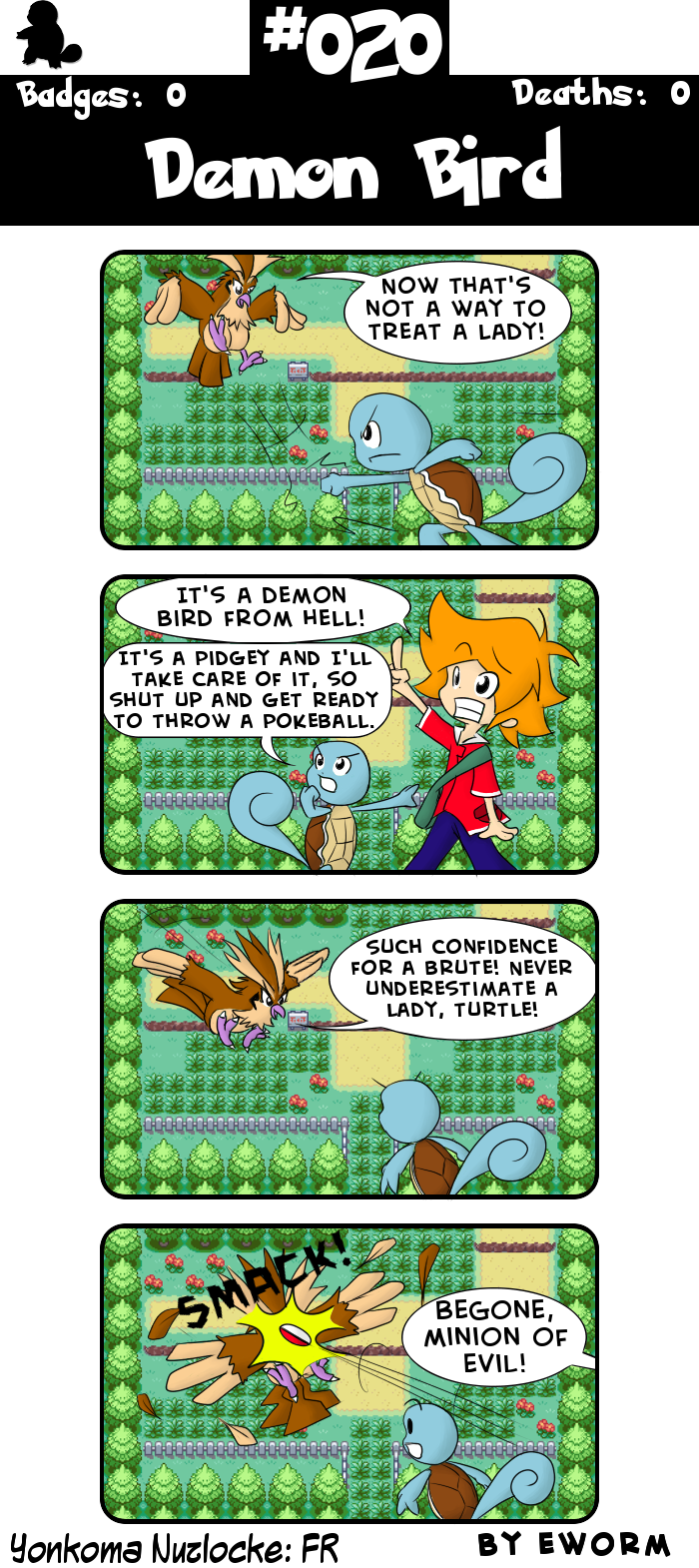 More info about her next strip.