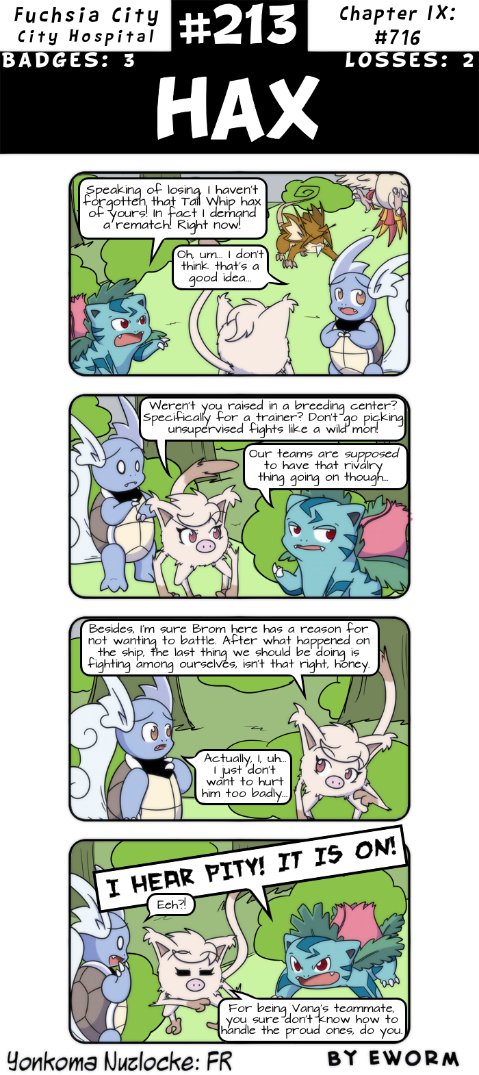 Anybody noticed the spots on Strangey's head form a "G" for Gary Green Oak? Just a little trivia for ya.