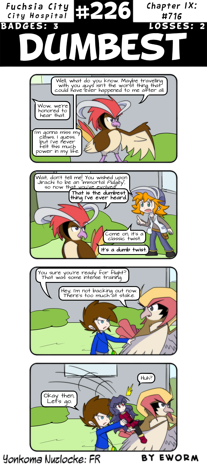 Guess PG is sticking around. Good thing too, cause with the reveal of the Mewtwo/Jirachi misunderstanding I kinda wrote out his only reason for sticking around.