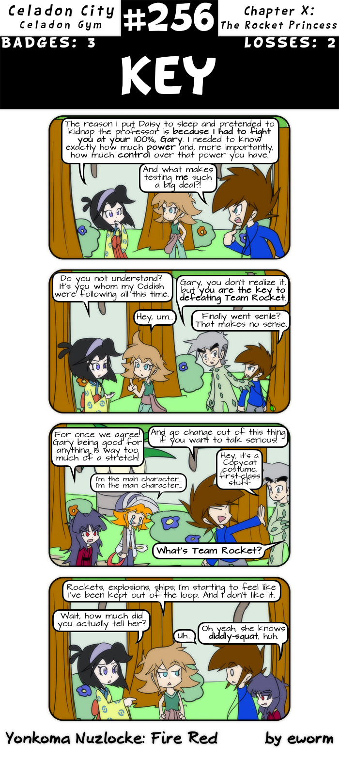 Yay, Copycat reference. Between her, Daisy, Mayumisty and Cathy, we really have many female oddballs in YN, huh.