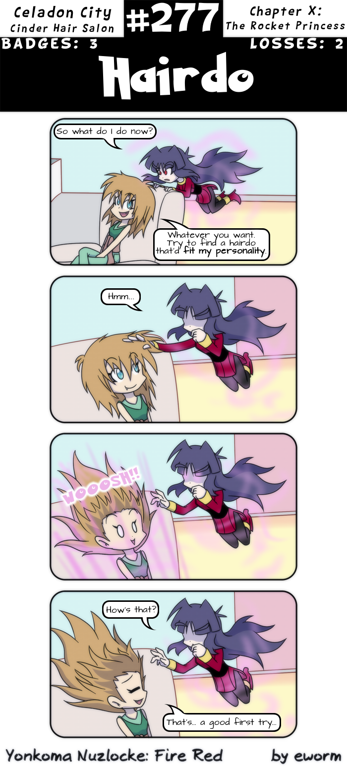 Floating Sabrina is fun. Loose-Hair Daisy is also fun. Both should happen more often.