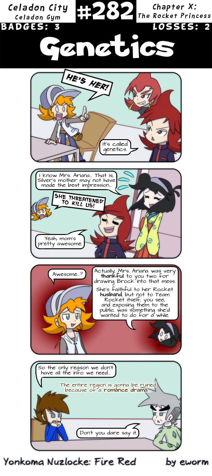 Silver is proud of his mother being in Team Rocket? Man, his attitude is gonna change in a couple years...