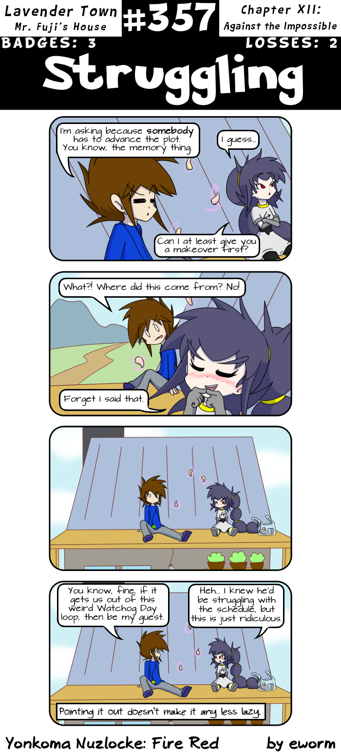 Seriously, Gary, what is this, strip #001? Change your clothes for once in your life, dude!