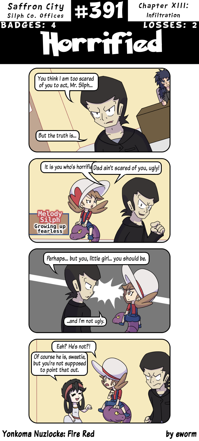 You know, maybe as the main villain, Giovanni should remain the one character no jokes are made at the expense of... naaah.