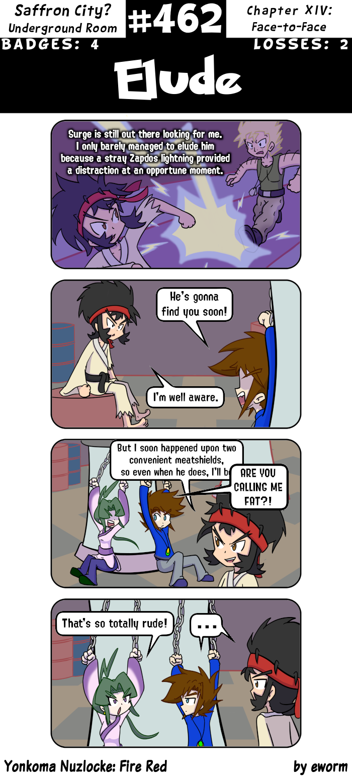 Kae, I'm trying to present Kiyo as a legitimate threat and you're not helping.